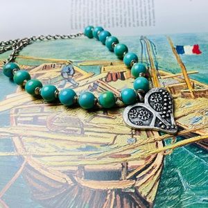 🌱Xc BOHO Turquoise  Antiqued Silver-Toned🌱